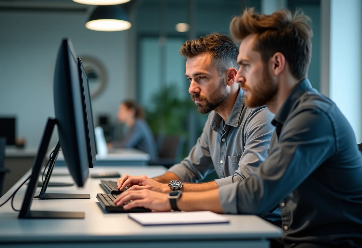 Homme montrant raccourci clavier pour accent espagnol